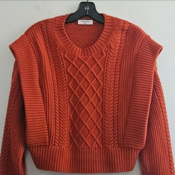 ARITZIA BABATON SEEK CABLE KNIT SWEATER WOMEN'S SIZE XS - Picture 4 of 11